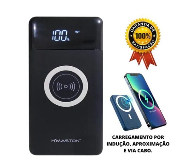 Imagem de Carregador Sem Fio Portátil Por Indução 10.000 mah