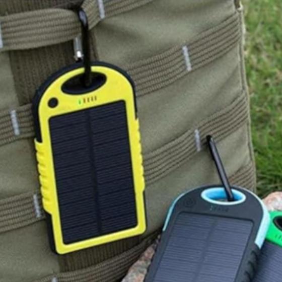 Imagem de Carregador Solar 38.000mAh Bateria Energia Portátil  Rápida