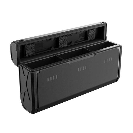 Carregador Triplo Multifuncional para GoPro Hero 12 / 11 / 10 / 9 Black - Telesin Imagem de Carregador Triplo Multifuncional para GoPro Hero 12 / 11 / 10 / 9 Black - Telesin