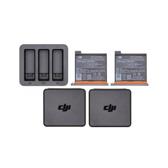 Kit 2 Batteries 2200 MAh + Chargeur Pour DJI Osmo Action 5Pro/4/3/360 - Autonomie Longue, Fonctionne De -20°C à +45°C
