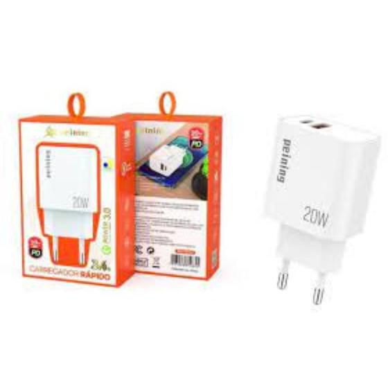 Carregador Turbo  20W com entrada USB e USB-C (S/FIO) é boa?