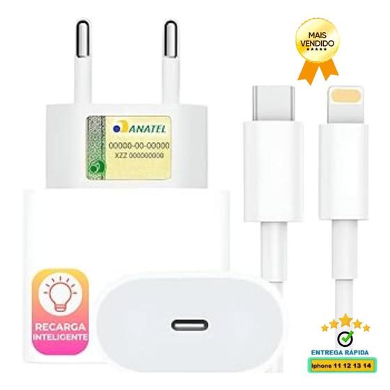 Imagem de Carregador turbo 20w usb-c + cabo usb-c x lightning inova