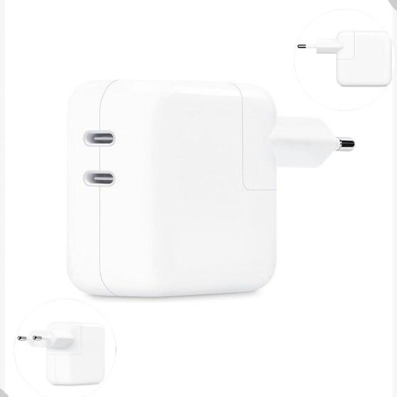 Imagem de Carregador Turbo 35w Dual Compatível Com Lightning 