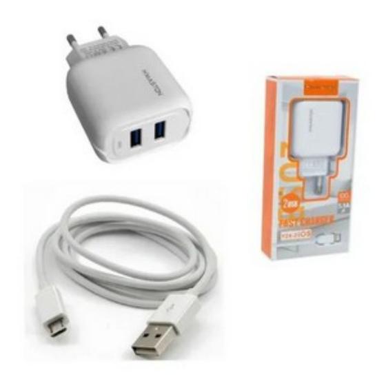 Imagem de Carregador Turbo 5.1a Android 2 Usb/cabo V8 USB