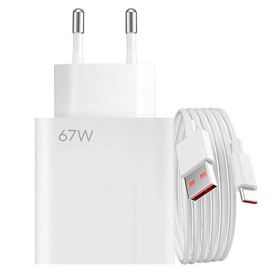 Imagem de Carregador Turbo 67w Tipo-c Compativel Com Xiaomi Poco F3 F4 F5 F6 Pro GT