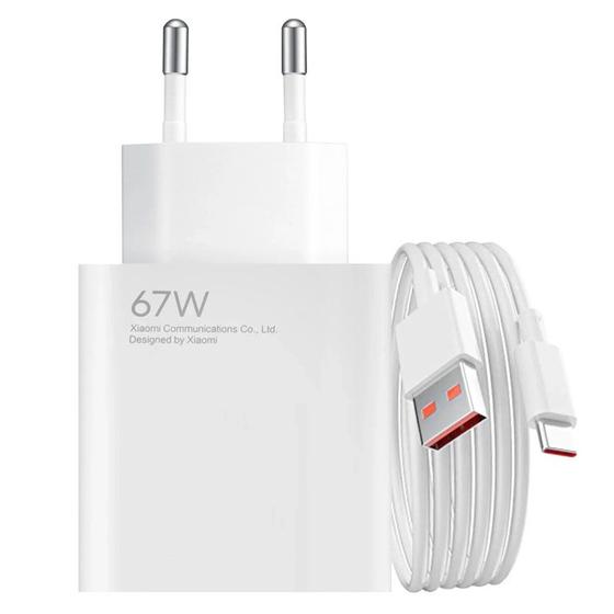 Carregador Turbo 67w Tipo-c Compativel Com Xiaomi Poco X3 X4 X5 X6 Pro GT Menor preço em Carregador Turbo 67w Tipo-c Compativel Com Xiaomi Poco X3 X4 X5 X6 Pro GT