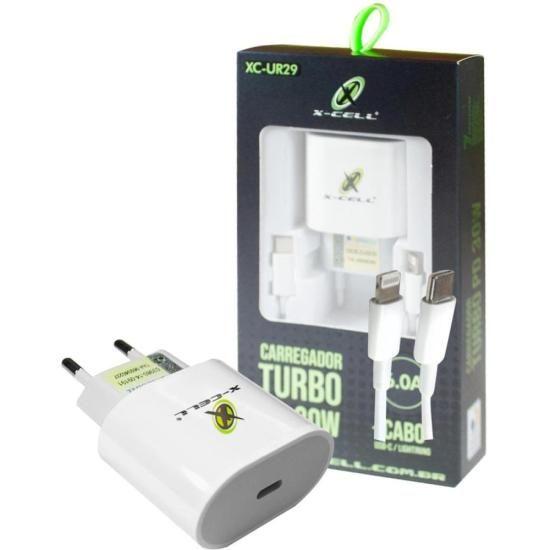 Imagem de Carregador Turbo Com Cabo Light XC-UR29 Flex