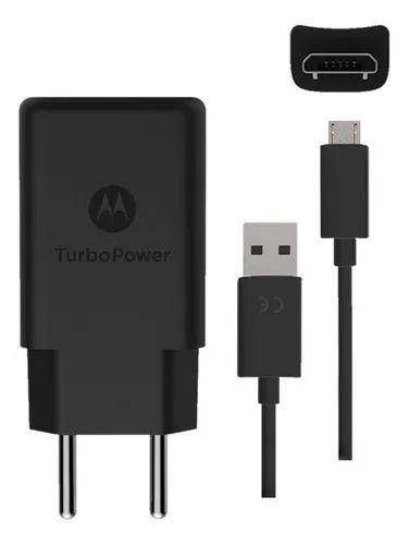 Carregador Turbo Moto G6 Play Original Menor preço em Carregador Turbo Moto G6 Play Original