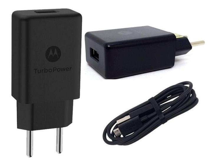 Imagem de Carregador Turbo Motorola 30W Micro Usb E Tipo C