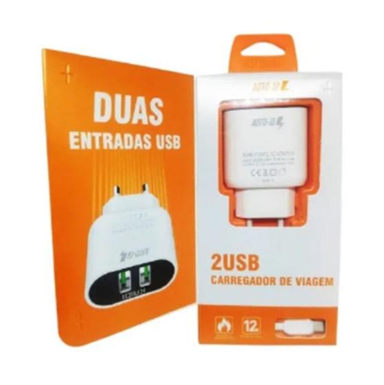 Imagem de Carregador Turbo Para Celular Tipo C Kaidi Com 2 Portas Bom