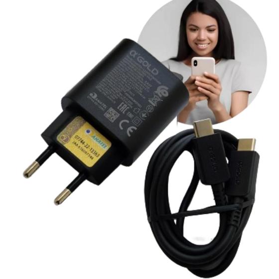Carregador Turbo PD Super Rapido 30w Para Samsung Galaxy Todos Modelos Tipo C A04e A14 A22 A54 S21 Fe S22 S23 S24 Ultra Cabo Blindado Premium Menor preço em Carregador Turbo PD Super Rapido 30w Para Samsung Galaxy Todos Modelos Tipo C A04e A14 A22 A54 S21 Fe S22 S23 S24 Ultra Cabo Blindado Premium