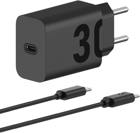 Imagem de Carregador Turbo Power 30w Qc Motorola + Cabo Usb-C