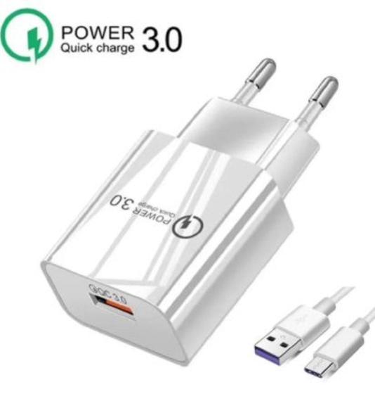 Imagem de Carregador Turbo Power Qualcomm Qc3.0 Cabo C