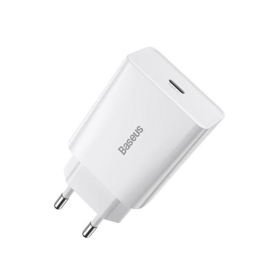 Imagem de Carregador Turbo USB-C 20W PD Baseus P/ iPhone e Android