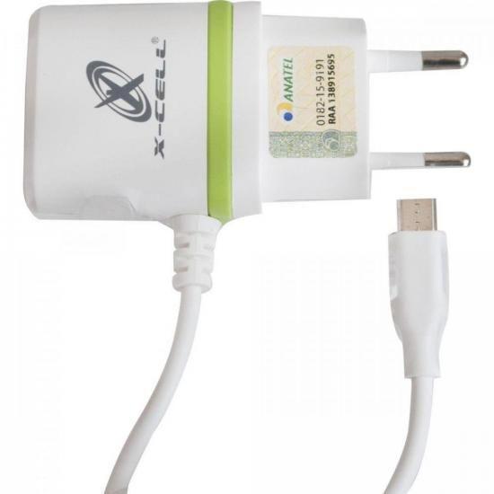 Imagem de Carregador Ultra Micro USB XC-V8-GLX Branco X-Cell Flex