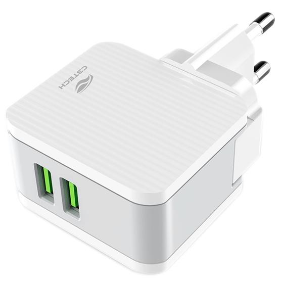 Carregador Universal Duplo - C3Tech - UC-215 Menor preço em Carregador Universal Duplo - C3Tech - UC-215