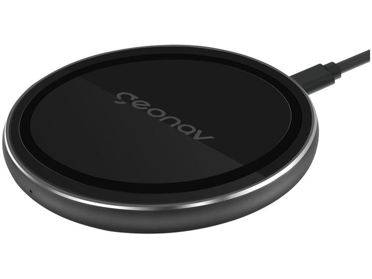 Carregador Universal por Indução 1 Entrada - USB Geonav QI10WG Imagem de Carregador Universal por Indução 1 Entrada