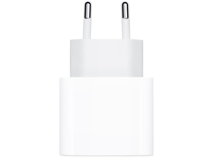 Carregador USB-C de 20W Apple Branco Original - MUVU3BZ/A Imagem de Carregador USB-C de 20W Apple Branco Original - MUVU3BZ/A