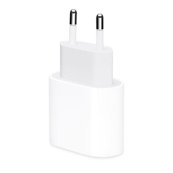 Carregador USB-C de 20W Apple Branco Original - MUVU3BZ/A Imagem de Carregador USB-C de 20W Apple Branco Original - MUVU3BZ/A