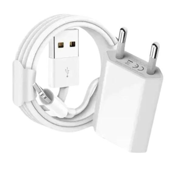 Imagem de Carregador USB de 10W compativel iPhone/iPad lightning X XR XS 11 12 13 14 15