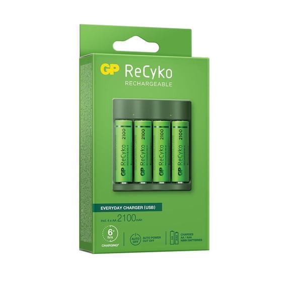 Carregador USB GP Batteries B421 c/ 4 Pilhas AA 2100mAh é boa?