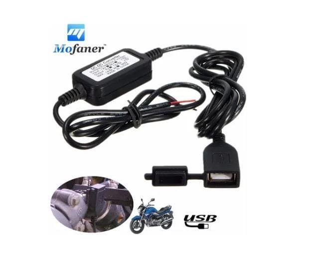 Imagem de Carregador Usb Moto DC 12v P/ 5v Haojue DK 150 DK150