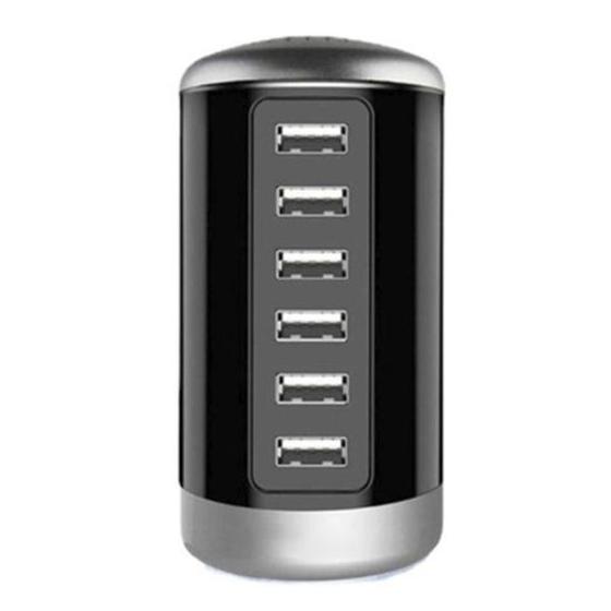 Imagem de Carregador USB Sate A-R22 6 Portas 65W 4USB+2USB-C