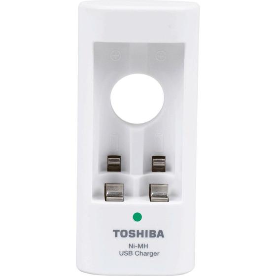 Imagem de Carregador USB Toshiba de Pilha AA/AAA com 2x Pilhas AA Recarregável de 2000mAh