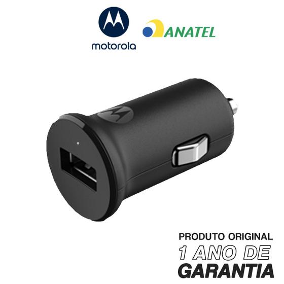 Imagem de Carregador Veicular Original Motorola Turbo Power 18w Sem Cabo Usb Preto - 