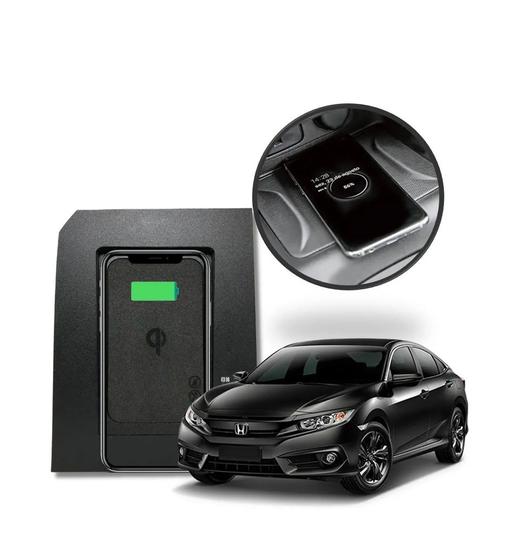 Carregador Veicular por Indução Console Original Honda Civic G10 2016 até 2022 Menor preço em Carregador Veicular por Indução Console Original Honda Civic G10 2016 até 2022