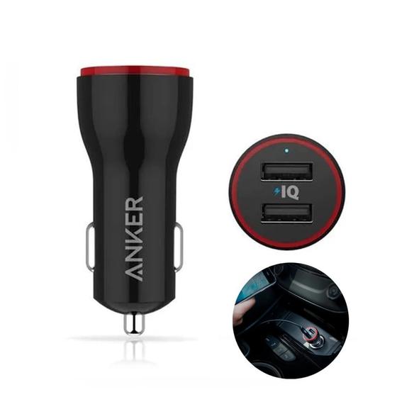 Carregador Veicular rapido Anker Powerdrive 2 Portas Usb Carregador