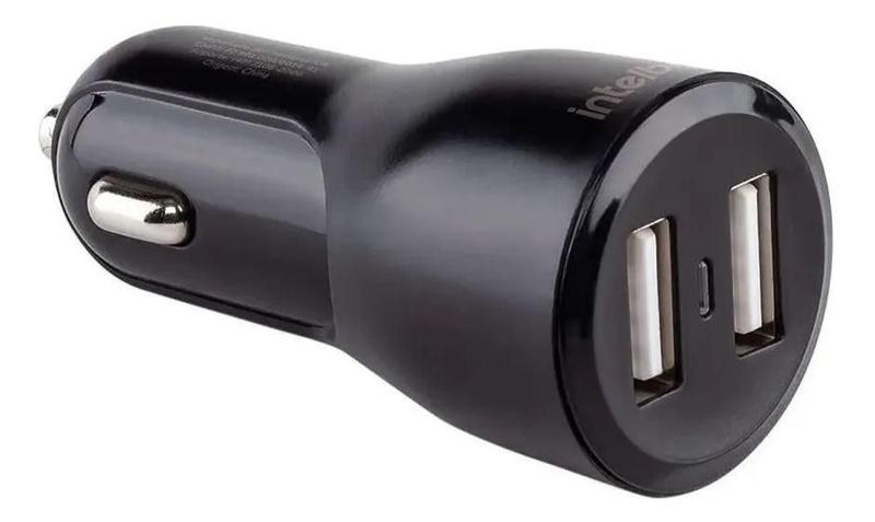 Imagem de Carregador Veicular Universal Usb Com 2 Portas Intelbras Ecv