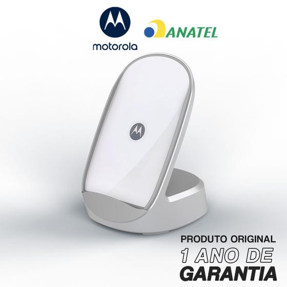 Imagem de Carregador Wireless Motorola Turbo Power 50W Branco - Motorola Edge 30 Ultra, Edge+, Edge 30 Pro, edge 40, Edge 30 Neo, razr 40, razr 40 Ultra