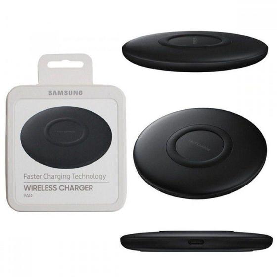 Carregador Wireless Samsung Charger 10W EP-P1100 + Cabo USB Preto ...
