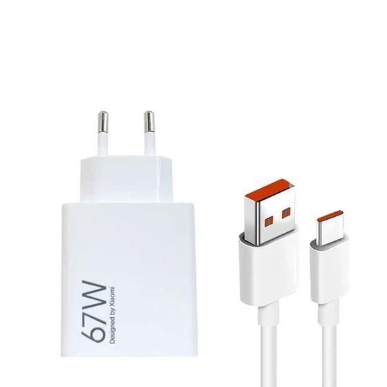 Carregador Xiaomi Turbo 67w Tipo-c Compativel Com Xiaomi Poco X3 X4 X5 X6 Pro Menor preço em Carregador Xiaomi Turbo 67w Tipo-c Compativel Com Xiaomi Poco X3 X4 X5 X6 Pro