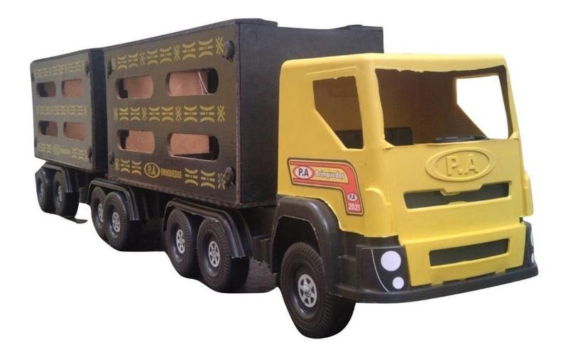 Imagem de Carreta Bi-Trem Carroceria Graneleiro Brinquedo Infantil