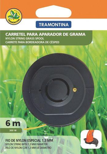 Imagem de Carretel 1 Fio de Nylon 1,3 mm Aparador de Grama 6m 78798234