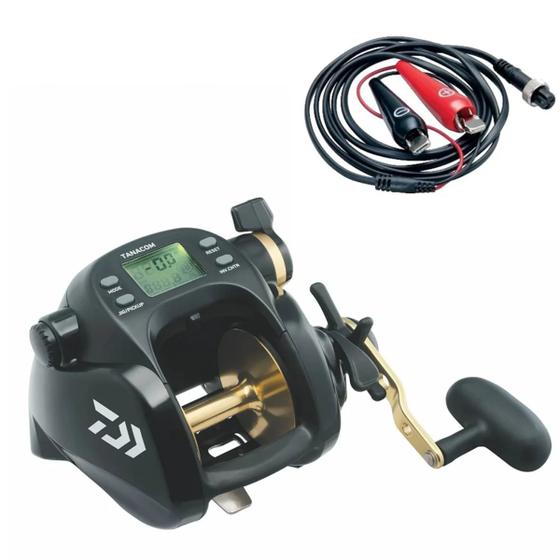 Imagem de Carretilha De Pesca Daiwa Elétrica Tanacom 500 96013 Recolhimento 3.7:1 Drag 15kg  07 Rolamentos