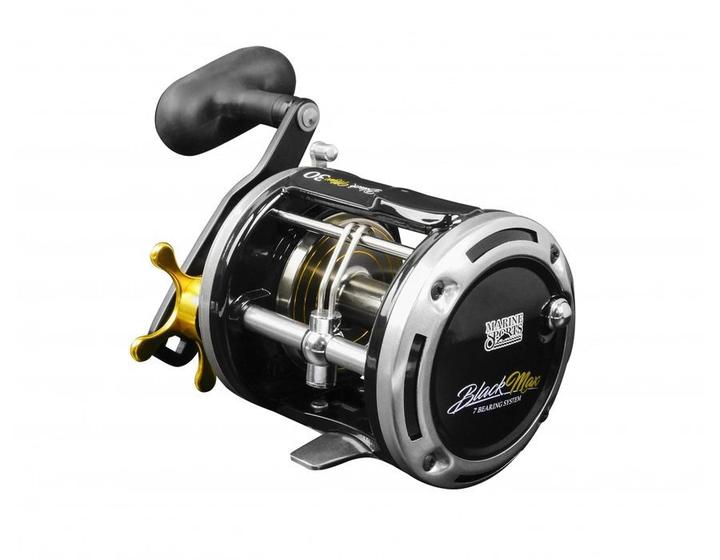 Imagem de Carretilha de pesca marine sports black max 50 7rol. 3.6:1 pescaria pesada direita