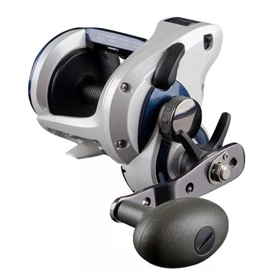 Imagem de  Carretilha Okuma Magda Air MAA-30 Perfil Alto Pesca Pesada 3 Rolamentos Drag 7kg Para Pesca em Pesqueiro Rio e Mar