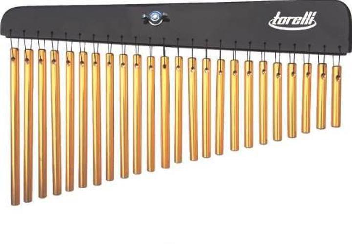 Imagem de Carrilhão Torelli Com 24 Barras De Alumínio Dourado Ta 301