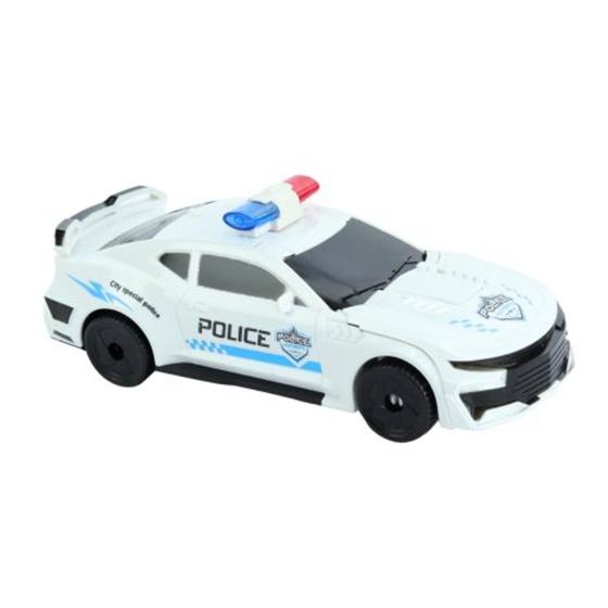 Imagem de Carrinho à Pilha Transformer Robô Polícia