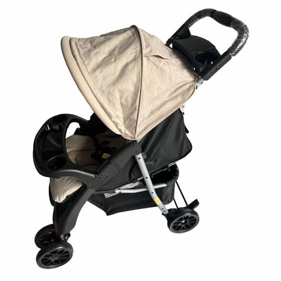 Carrinho de Bebe Passear Baby Atena Cappuccino Carrinho de Bebe Passear Baby Atena Cappuccino