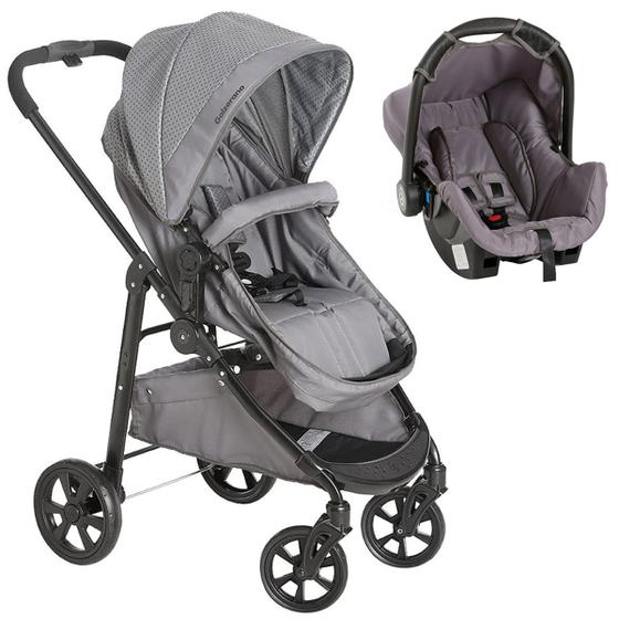 Carrinho de Bebe Galzerano Bebê Conforto Olympus Cinza Carrinho de Bebe Galzerano Bebê Conforto Olympus Cinza