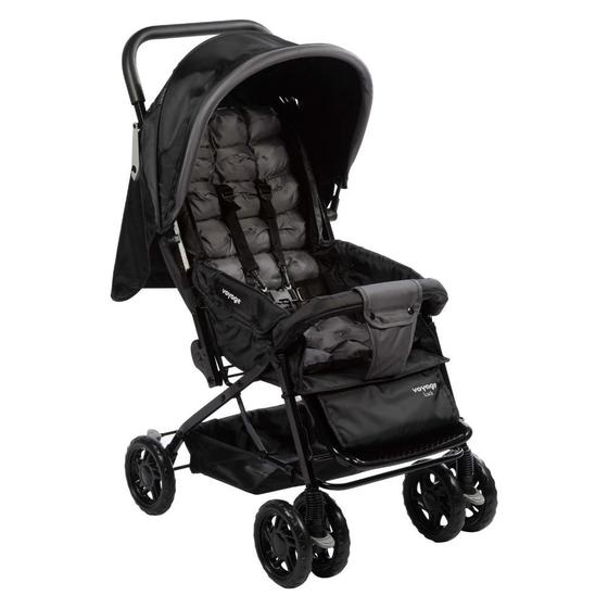 Carrinho de Bebe Voyage Luck Preto Imp01719 Carrinho de Bebe Voyage Luck Preto Imp01719