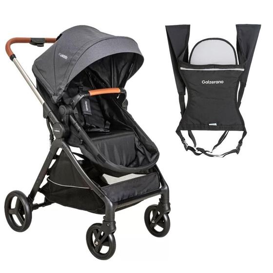 Carrinho de Bebe Kiddo Speedy Grafite Carrinho de Bebe Kiddo Speedy Grafite