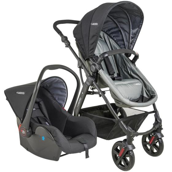 Carrinho de Bebe Kiddo Bebê Conforto Galaxy Grafite