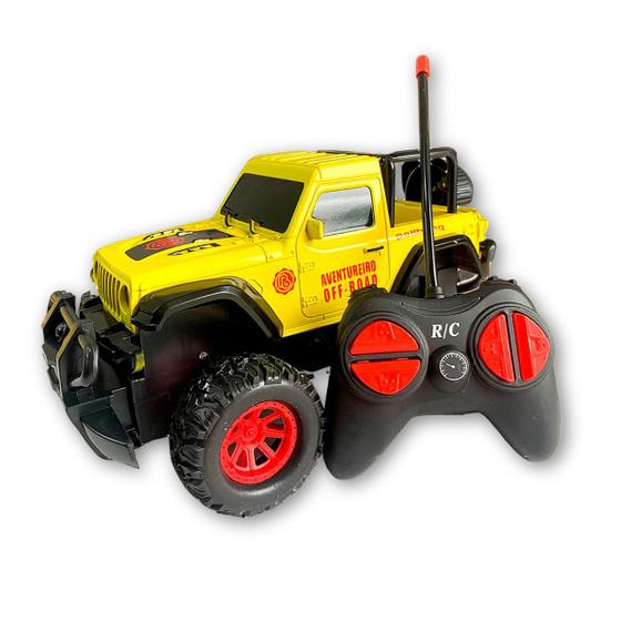 Imagem de Carrinho Brinquedo Controle Remoto 4x4 Off-Road Resistente