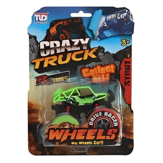 Imagem de Carrinho Brinquedo Monster Truck Whells Fricção 4x4 360