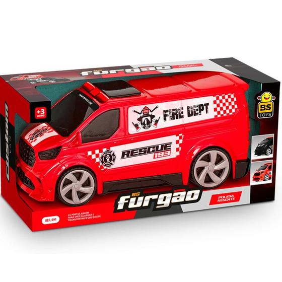 Imagem de Carrinho Bs Furgão Policia/Resgate 591 Bs Toys